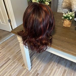 Jon renau Gigi wig, never worn or washed red auburn